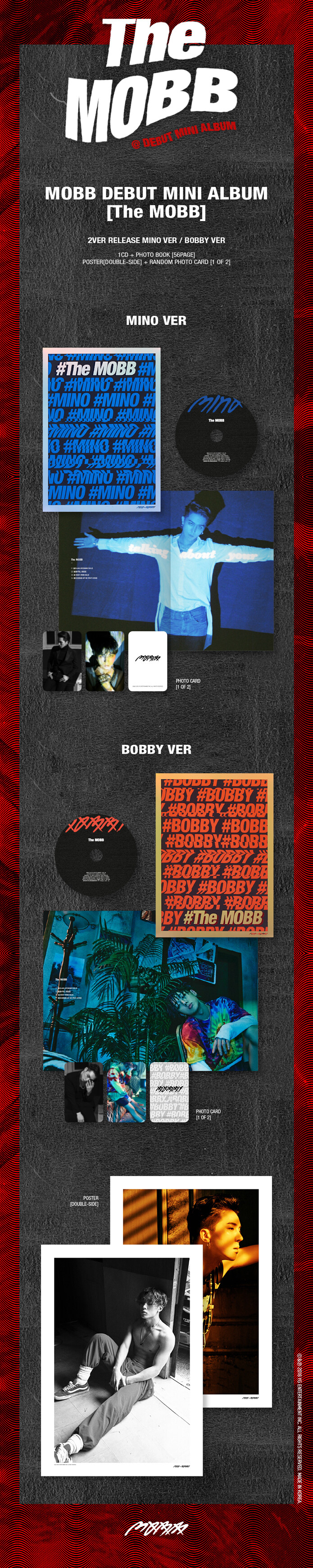 jp.ktown4u.com : MOBB (ミノ X ボビー) - ダブルミニアルバム1集 [The